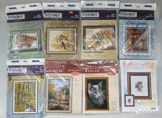 Наборы для вышивания разные