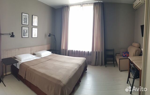 

Квартира-студия, 28 м², 2 кровати