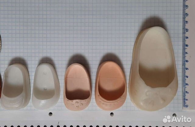 Туфли и платье для кукол СССР