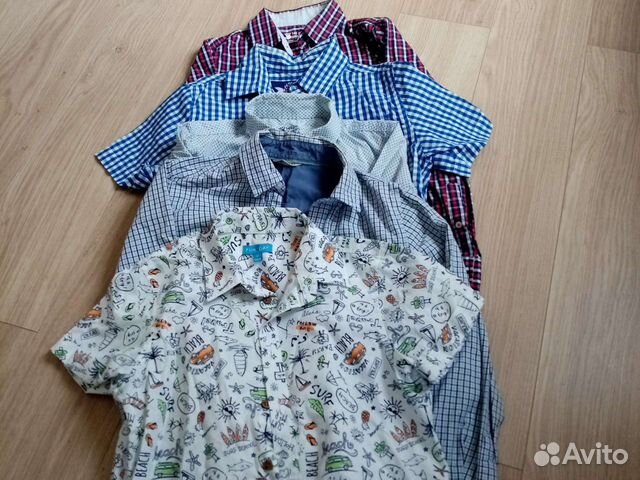 Рубашки на мальчика 140
