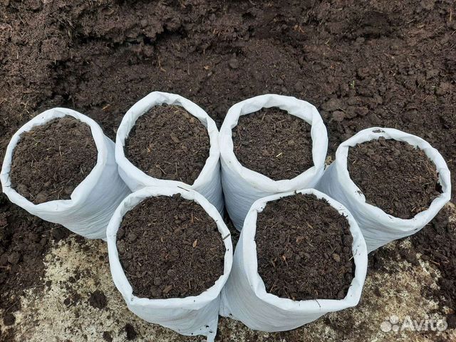 Перегной в мешках