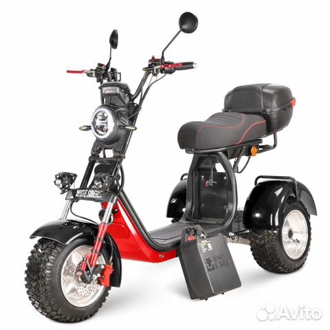 Электроскутер white siberia ikra 5000W black