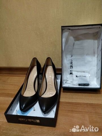 Туфли кожаные женские Paolo Conte