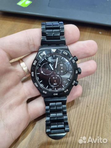 Часы Swatch YVB409 - teckno black купить в Москве | Личные вещи | Авито