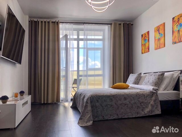 

1-к. квартира, 50 м², 2 кровати