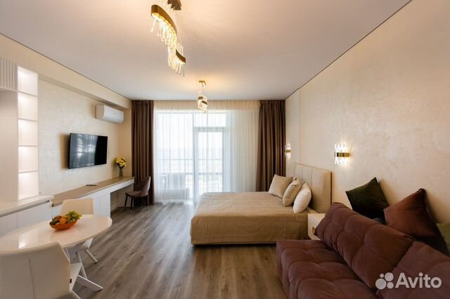 

1-к. квартира, 45 м², 2 кровати