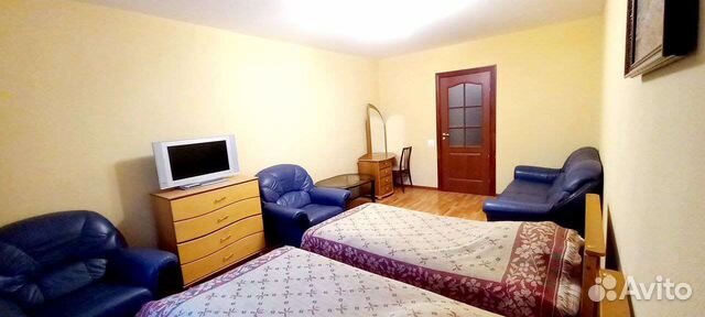 

1-к. квартира, 42 м², 2 кровати