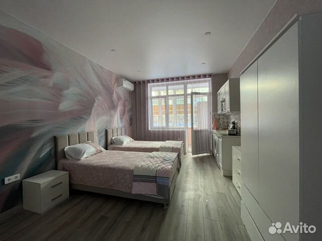 

Квартира-студия, 25 м², 3 кровати