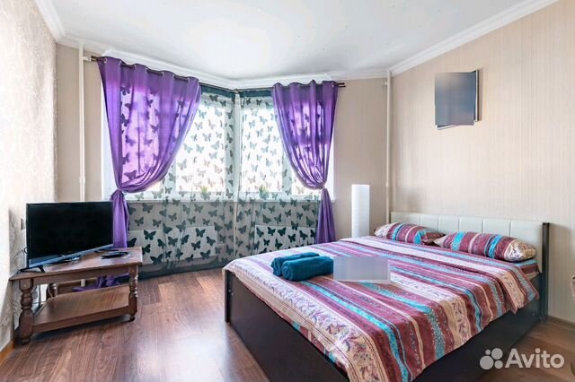 

1-к. квартира, 45 м², 3 кровати