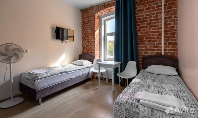 

Квартира-студия, 20 м², 2 кровати