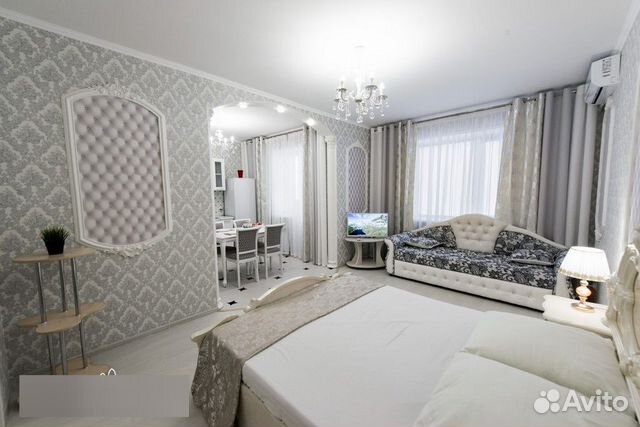 

Квартира-студия, 45 м², 2 кровати