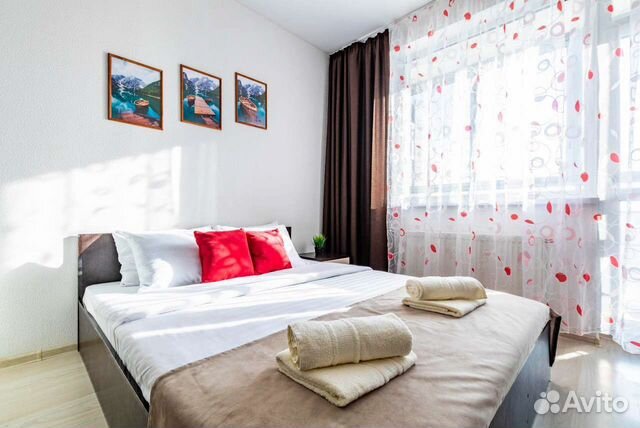 

Квартира-студия, 33 м², 2 кровати