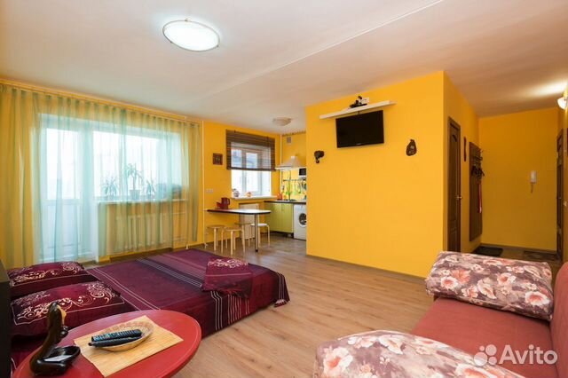 

Квартира-студия, 32 м², 2 кровати