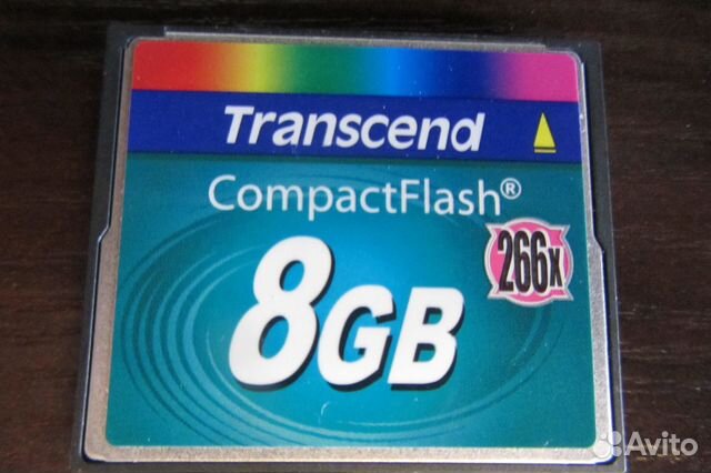 Карта памяти Transcend CompaktFlash 8gb