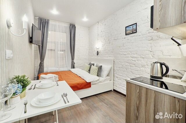 

Квартира-студия, 14 м², 1 кровать