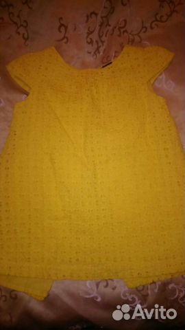 Платье. Gap желтое с трусиками Платье. Gap желтое с трусиками