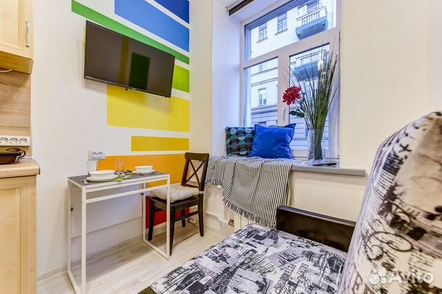 

Квартира-студия, 14 м², 2 кровати