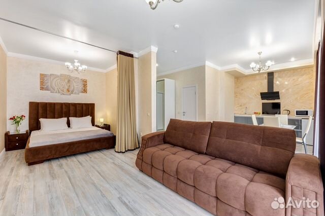 

Квартира-студия, 50 м², 2 кровати