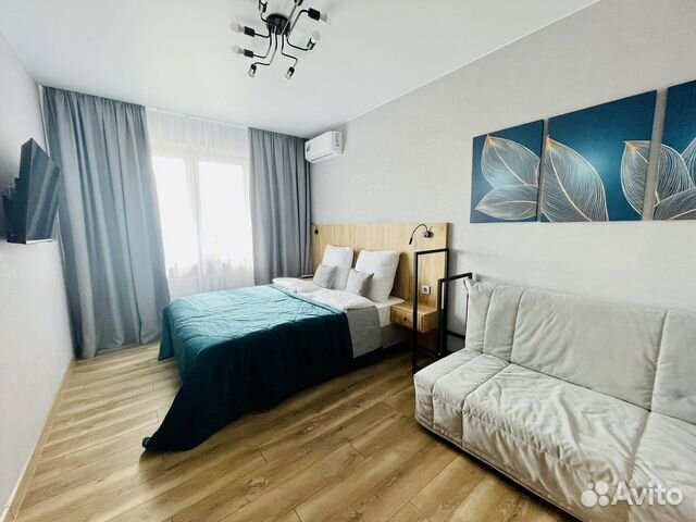 

1-к. квартира, 41 м², 2 кровати