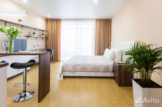 

Квартира-студия, 30 м², 1 кровать