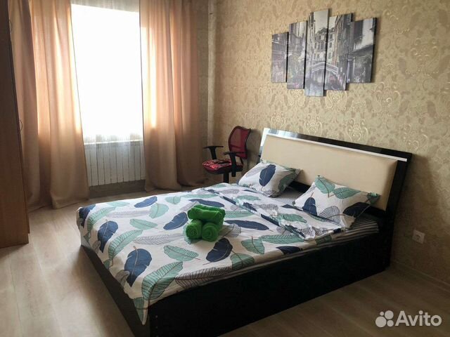 

1-к. квартира, 34 м², 2 кровати