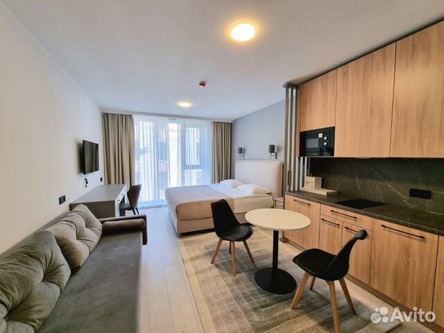 

Квартира-студия, 30 м², 2 кровати