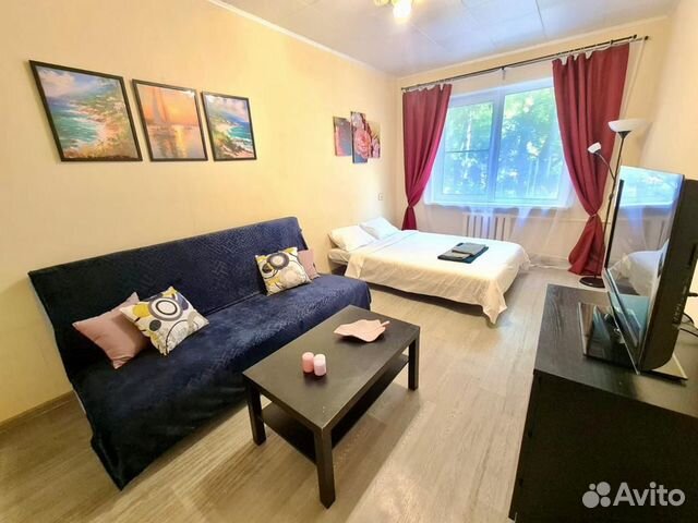 

1-к. квартира, 40 м², 2 кровати