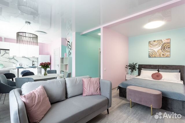 

Квартира-студия, 42 м², 3 кровати