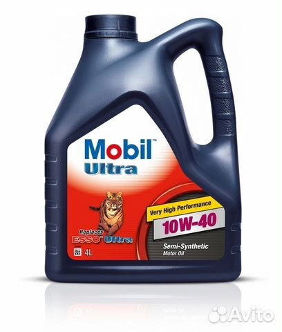 Масло моторное Mobil Ultra 10W-40 (4 л) (ex Esso) Масло моторное Mobil Ultra 10W-40 (4 л) (ex Esso)