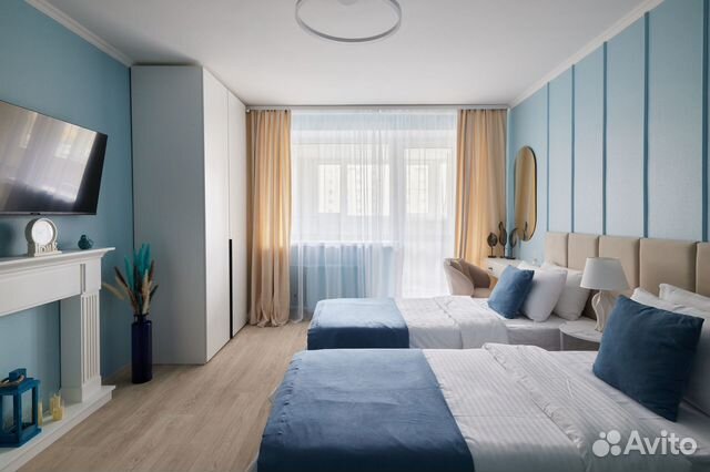 

1-к. квартира, 45 м², 4 кровати