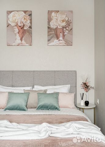 

1-к. квартира, 42 м², 2 кровати