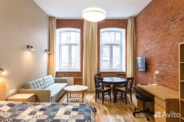 

Квартира-студия, 54 м², 2 кровати