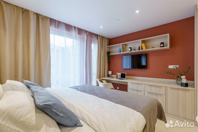 

Квартира-студия в апарт-отеле, 26 м², 4/10 эт.