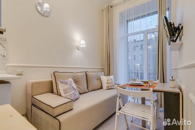 

Квартира-студия, 14 м², 2 кровати