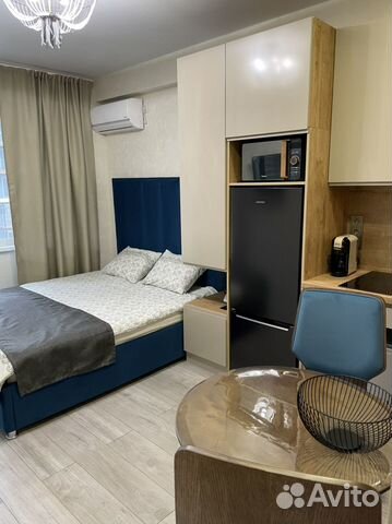 

Квартира-студия, 24 м², 2 кровати