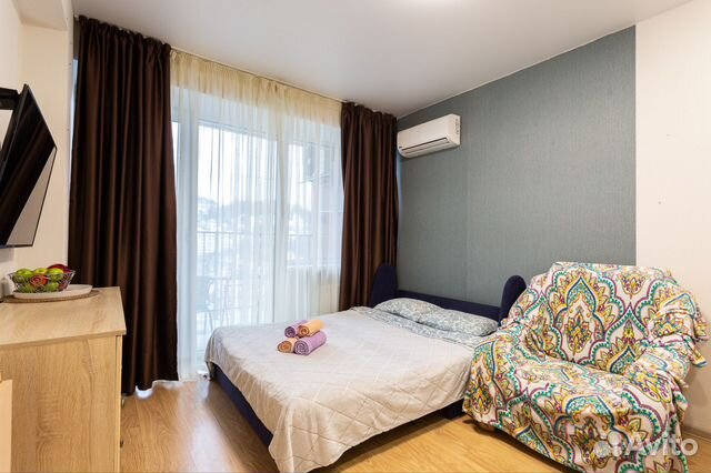 

Квартира-студия, 24 м², 2 кровати