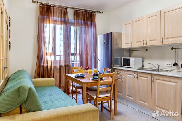 

1-к. квартира, 38 м², 2 кровати