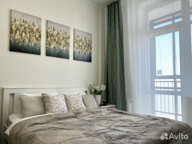 

Квартира-студия, 27 м², 2 кровати