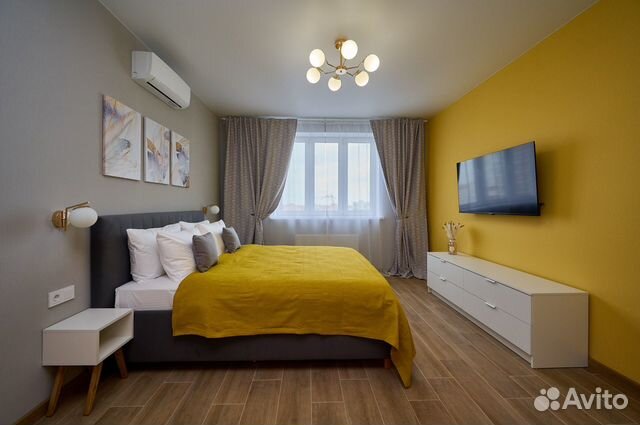 

1-к. квартира, 37 м², 2 кровати