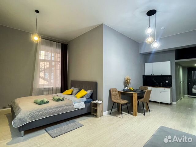 

Квартира-студия, 40 м², 3 кровати