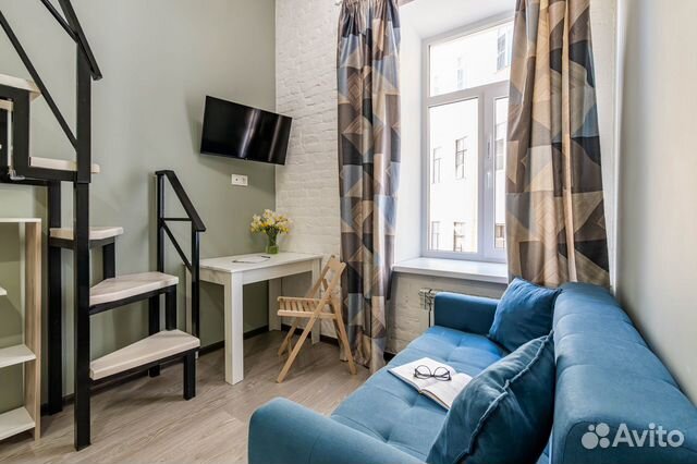 

Квартира-студия, 19 м², 2 кровати