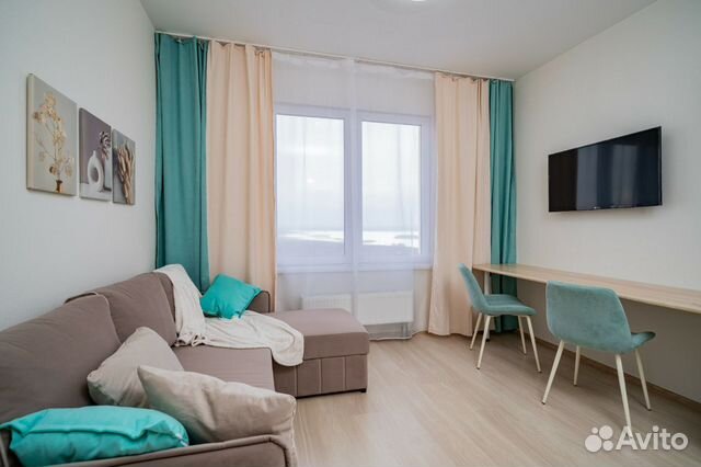 

Квартира-студия, 35 м², 1 кровать