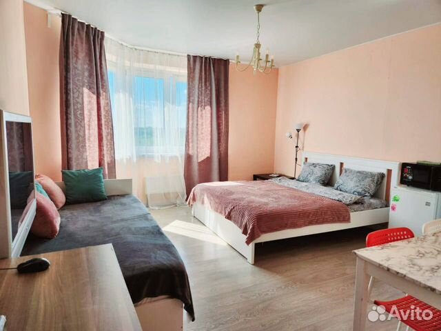 

Квартира-студия, 24 м², 2 кровати