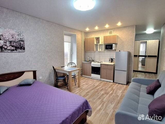 

Квартира-студия, 30 м², 2 кровати