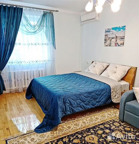

1-к. квартира, 42 м², 2 кровати