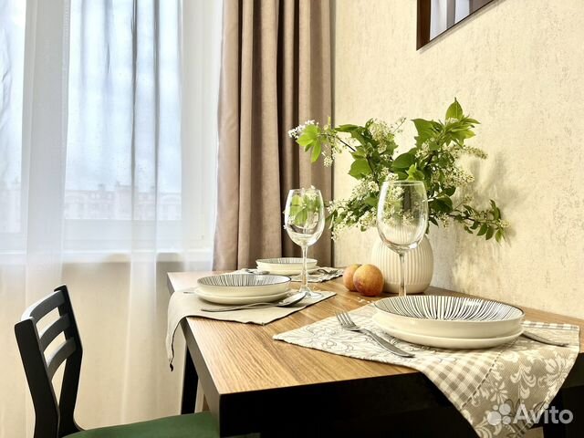 

1-к. квартира, 38 м², 2 кровати