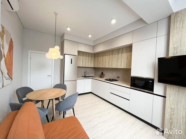 

1-к. квартира, 44 м², 2 кровати