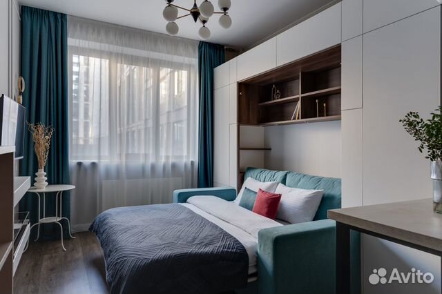 

Квартира-студия, 25,5 м², 2 кровати