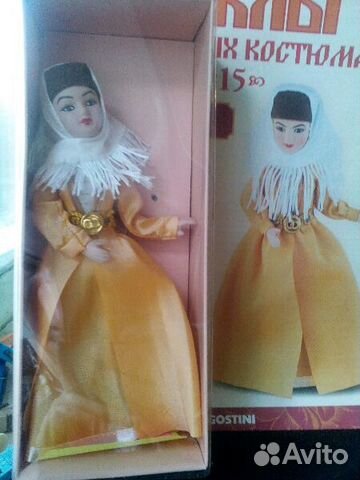 Кукла в Осетинском девичьем костюме