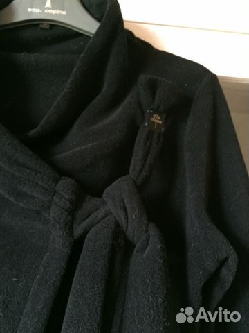 Кофта Cop. Copine пончо флисовая теплая размер 42